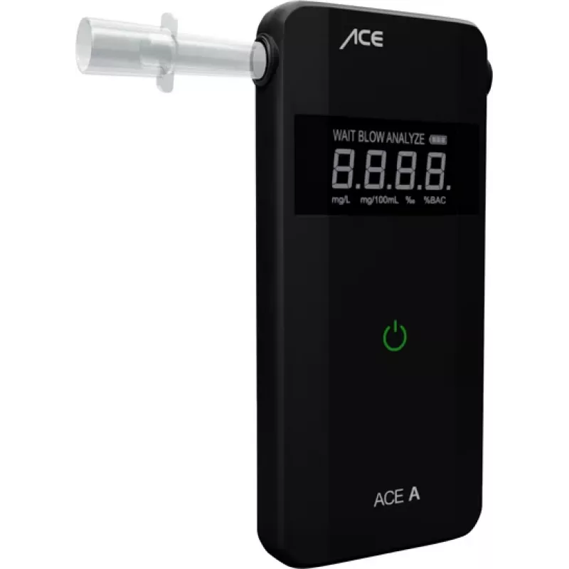 ACE OF SWEDEN ACE A alkotesteris juodas 0,00–4,00 ‰, signalas, ekranas, atgalinės sekos funkcija 107059