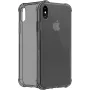 CYOO Four Corners silikoninis dėklas Apple iPhone XS Max - permatomas/juodas