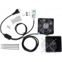 IT-BUDGET IT spintos ventiliatoriaus rinkinys su termostatu, 160 m³/h, 230 V, paruoštas pajungimui, 1 ventiliatorius 90ITBTKD180603KTHS128