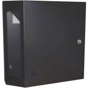 IT-BUDGET 19 colių sieninis tinklo spintelė - vietą taupantis vertikalus 19 colių tvirtinimas - 3U+2U - juoda (90ITBV19WS3S)