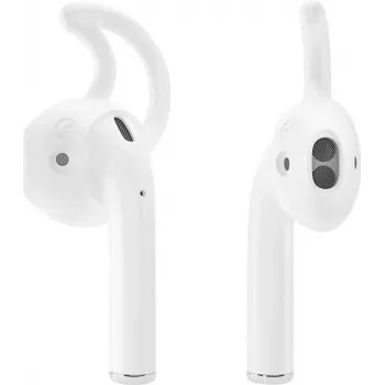 CYOO Sport silikoniniai ausų antgaliai Apple AirPods ausinėms - balti (CY121414)