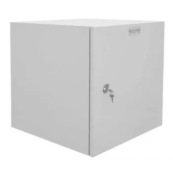 IT-BUDGET 19 inch sieninis tinklo spintos korpusas Easy, 15U, 600x600 mm, vientisos plieno durelės, šviesiai pilkas 90RR19CWV1566MG