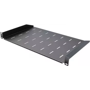 IT-BUDGET 19 inch fiksuota lentyna, 300 mm gylio, 1U, 15 kg, juoda (90ITB19FB300S)