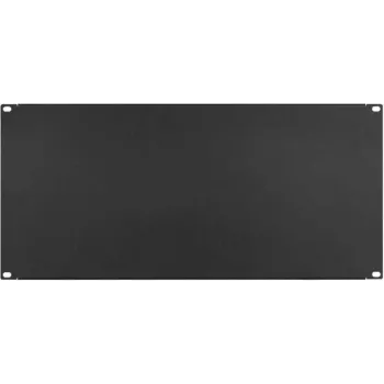 IT-BUDGET 19 inch tuščia panelė / stelažo užpildymo panelė - 5U - tvirta metalinė versija - juoda (90ITBBP5HES)