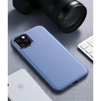 CYOO BioCase iPhone 11 Pro Max kietas dėklas mėlynas biologiškai skaidus CY121590