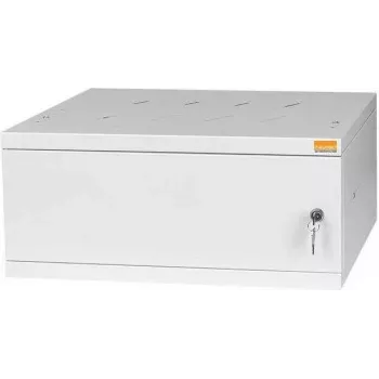 IT-BUDGET 19 inch sieninis tinklo spintelė TAUNUS 4U, 350 mm gylio, vientisomis durelėmis, šviesiai pilkos spalvos 90ITB19435MG