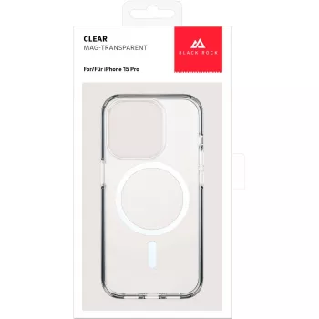 Black Rock Cover Mag Clear dėklas Apple iPhone 15 Pro, permatomas (00221270)