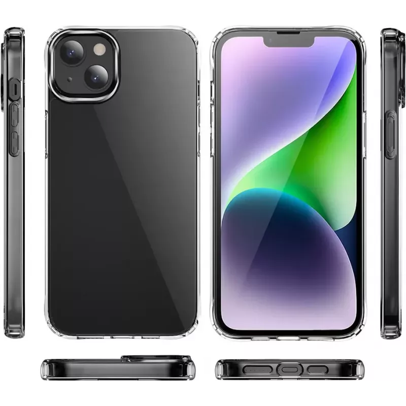 CYOO silikoninis dėklas, skirtas Apple iPhone 15 Pro Max, permatomas, CY123234