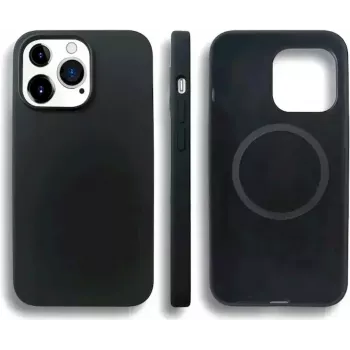 CYOO skysto silikono dėklas Apple iPhone 15 Plus - minkštas mikropluošto pamušalas, plonas apsauginis dėklas (CY123281)