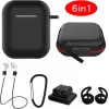 CYOO 6in1 silikoninis dėklas su priedais - juodas - Apple AirPods dėklas (CY120795)