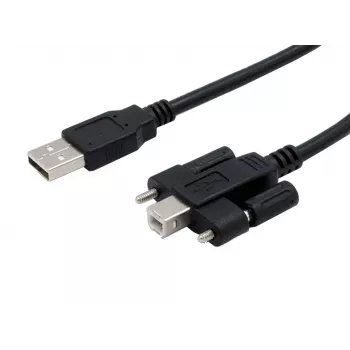 EXSYS EX-K1545V USB 2.0 kabelis A male į B male 5 m juodas