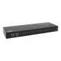 EXSYS EX-11236HMS 16 prievadų USB 3.2 Gen 1 pramoninis šakotuvas su 15KV ESD apsauga, sieniniu ir DIN bėgio tvirtinimu
