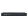 EXSYS EX-11236HMS 16 prievadų USB 3.2 Gen 1 pramoninis šakotuvas su 15KV ESD apsauga, sieniniu ir DIN bėgio tvirtinimu