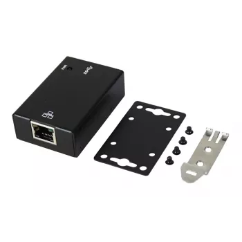 EXSYS EX-1321-WT USB 3.2 Gen1 į Gigabit Ethernet adapteris su DIN bėgio tvirtinimo komplektu, metalinis korpusas