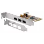 EXSYS EX-16500E-2 FireWire 1394a PCIe plokštė, 3+1 portų, TI lustas