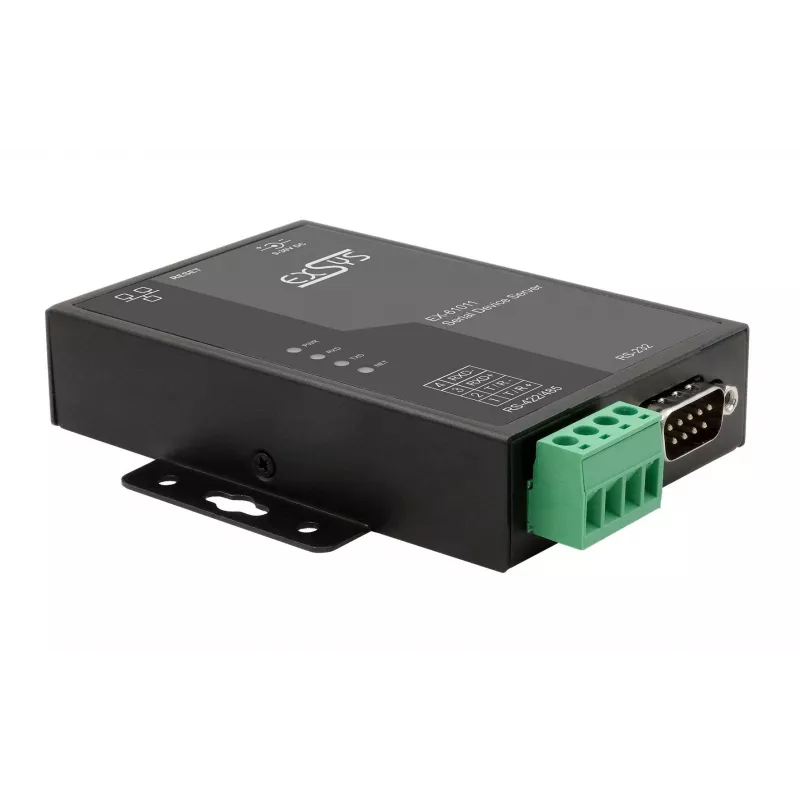 EXSYS EX-61011 nuoseklusis įrenginių serveris RS-232/422/485 į Ethernet