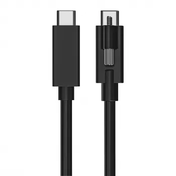 EXSYS USB 3.2 Gen 2x1 USB-C kabelis 1 m juodas su vienu varžtu (EX-K1595V-1.0)
