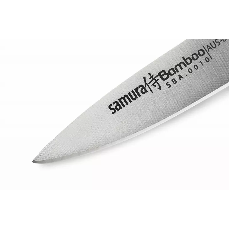 Samura Harakiri 80 mm smulkmenų peilis AUS-8 nerūdijantis plienas juodas