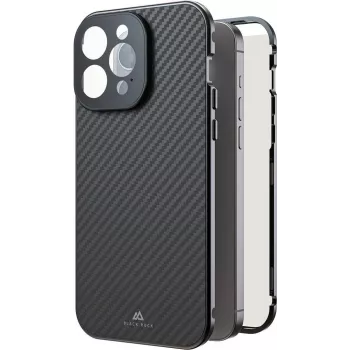 Black Rock Cover 360° Glass skirtas Apple iPhone 16 Pro Max, tikras anglies pluoštas (00228101)