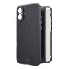Black Rock Cover 360° Glass dėklas Apple iPhone 16 Plus, Real Carbon (00228105)