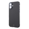 Black Rock Cover 360° Glass dėklas Apple iPhone 16 Plus, Real Carbon (00228105)