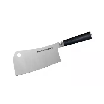 SAMURA Harakiri kapoklis 180 mm, AUS-8 nerūdijantis plienas, juoda ABS rankena