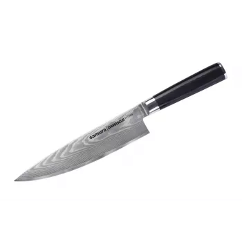 SAMURA Damascus virėjo peilis 200 mm, VG-10 šerdis, 67 sluoksnių plienas, G-10 rankena
