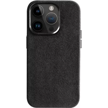 CYOO Alcantara dėklas Apple iPhone 16 Pro Max - juodas CY123618