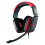 Thermaltake Tt eSPORTS SHOCK žaidimų ausinės - Royal Red, laidinės 3,5 mm, apgaubiančios ausis, ištraukiamas mikrofonas, sulankstomos