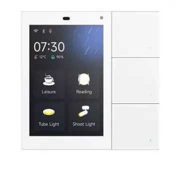 GVS Touchpanel S3 KNX patalpos valdiklis su interkomu ir programėlių serveriu, baltas 503051170