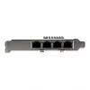 EXSYS EX-6083 PCIe x4 Gigabit Ethernet 4 prievadų Low Profile tinklo plokštė