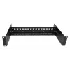 EXSYS DIN-Rail montavimo rinkinys į 19 colių stelažą, 2U, 35mm DIN-Rail, juodas EX-6090