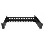 EXSYS DIN-Rail montavimo rinkinys į 19 colių stelažą, 2U, 35mm DIN-Rail, juodas EX-6090