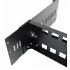 EXSYS DIN-Rail montavimo rinkinys į 19 colių stelažą, 2U, 35mm DIN-Rail, juodas EX-6090