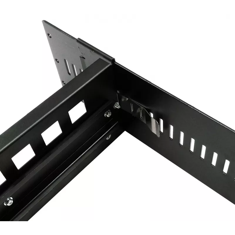EXSYS DIN-Rail montavimo rinkinys į 19 colių stelažą, 2U, 35mm DIN-Rail, juodas EX-6090