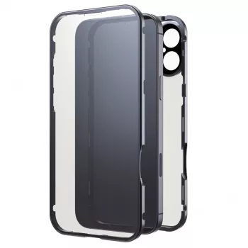 Black Rock Cover 360° stiklinis dėklas Apple iPhone 16 Plus, juodas 00228104