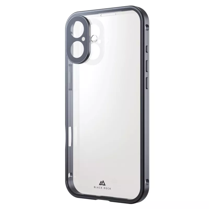 Black Rock Cover 360° stiklinis dėklas Apple iPhone 16 Plus, juodas 00228104