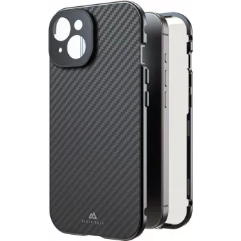 Black Rock Cover 360° stiklas Apple iPhone 16, tikras anglies pluoštas (00228085)