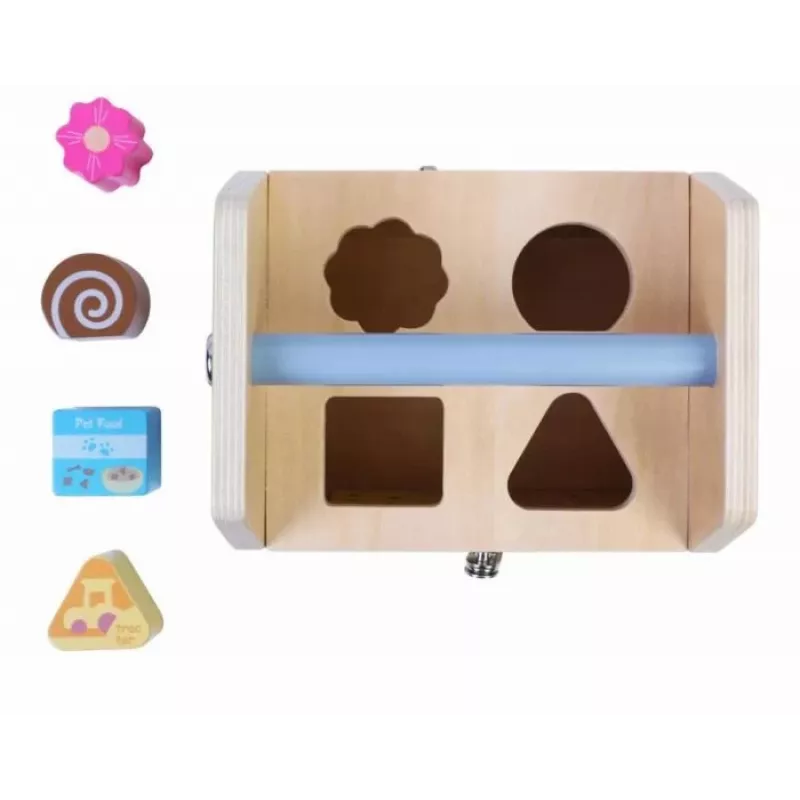 Gerardo's Toys medinis namelis su spynomis – lavinamasis žaislas nuo 18 mėn.