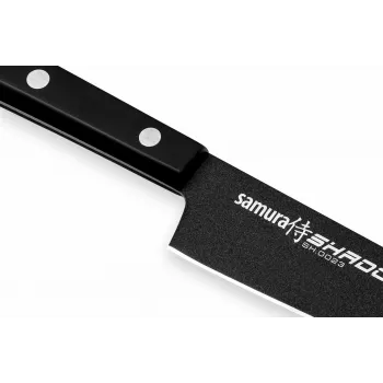 SAMURA Shadow universalus peilis 150mm AUS-8 nerūdijantis plienas juodas