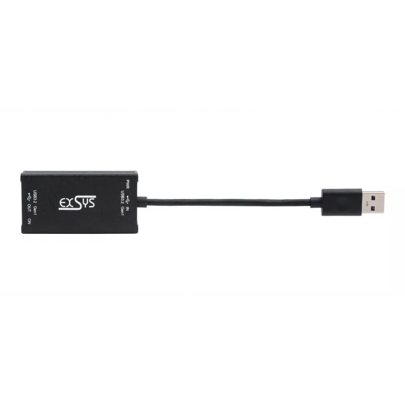 EXSYS EX-1501HMVS-A 1 prievado USB 3.2 Gen 1 pramoninis šakotuvas su 15KV ESD apsauga