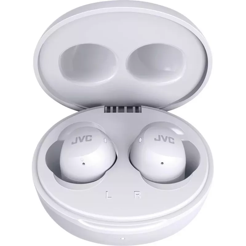 JVC Gumy Air belaidės ausinės, baltos