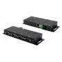 EXSYS EX-6164 4 prievadų RS-232 serijinis įrenginių serveris, Ethernet į serijinį, metalinis, 10/100 Mbps, Virtual COM