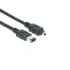 EXSYS FireWire 1394a kabelis 6-pin į 4-pin, 1,5 m, juodas EX-K6810