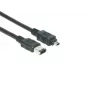 EXSYS FireWire 1394a kabelis 6-pin į 4-pin, 1,5 m, juodas EX-K6810