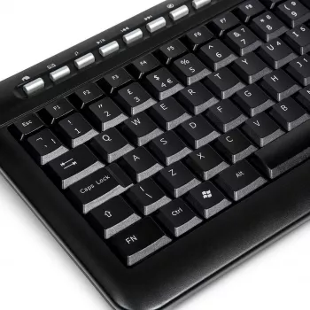 DSIT TB-602 Targus mini klaviatūra su USB, USA/Nordic išdėstymas, 19 inch serverių spintoms