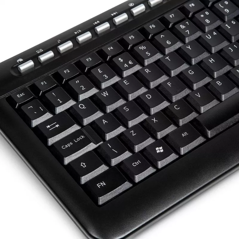 DSIT TB-602 Targus mini klaviatūra su USB, USA/Nordic išdėstymas, 19 inch serverių spintoms