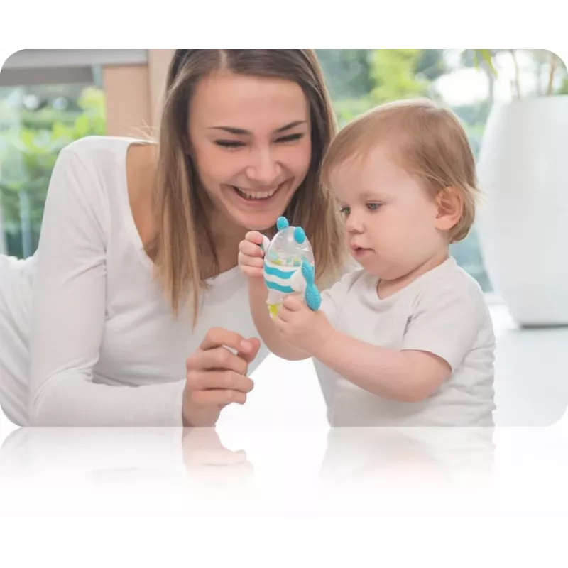 Kidsme Bumble Bee kramtymo žaislas ir barškutis, 3M+