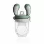 Kidsme Food Feeder Large Grey – kūdikių maisto papildymo indas, 6+ mėn., silikoninis maišelis, be BPA