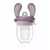 Kidsme Food Feeder Medium Plum – kūdikių vaisių ir daržovių maitintuvas, nuo 4 mėn.